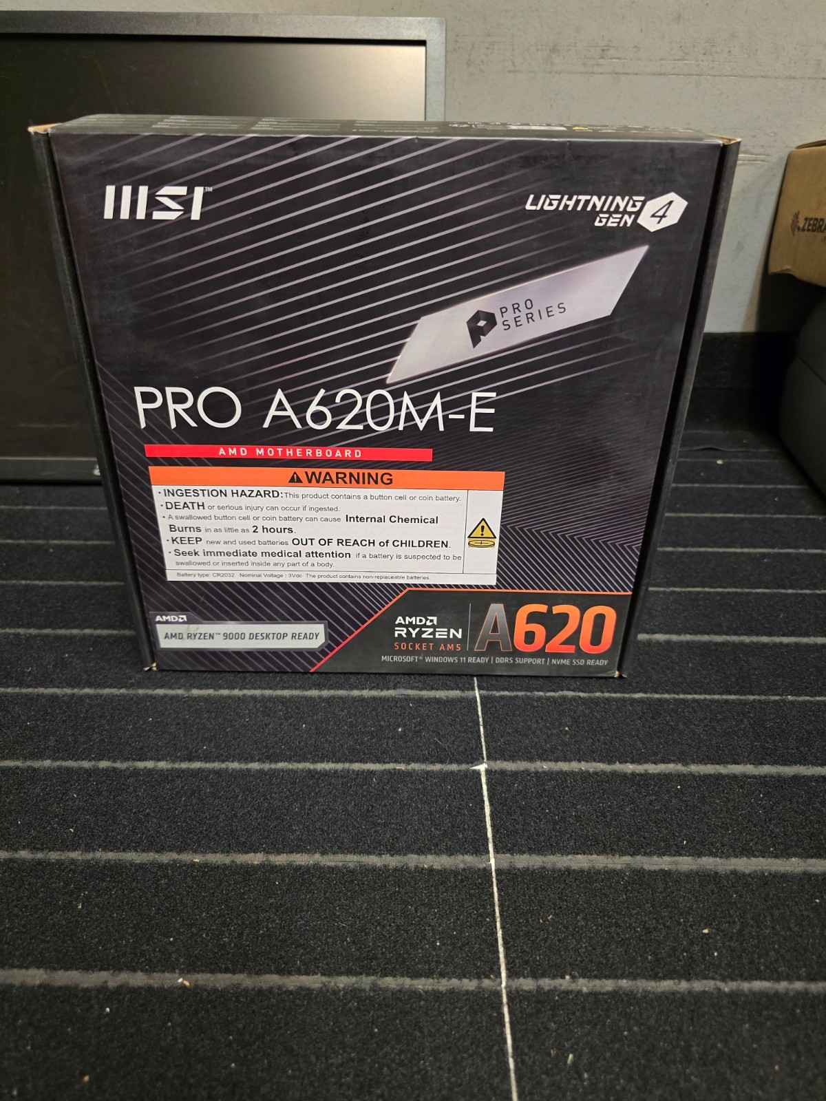 MSI Pro A620M-E AMD AM5 DDR5 Micro ATX Motherboard