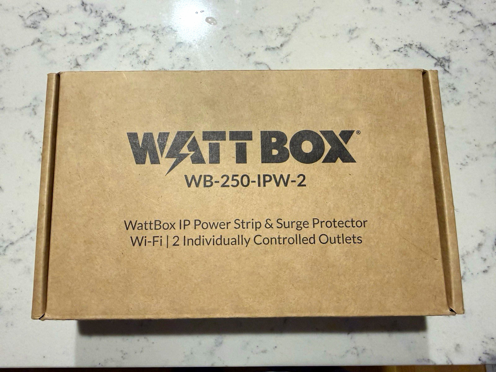 WattBox  WB-250-IPW-2 Wi-Fi Surge Protector | 2 Individually Controlled Outlets