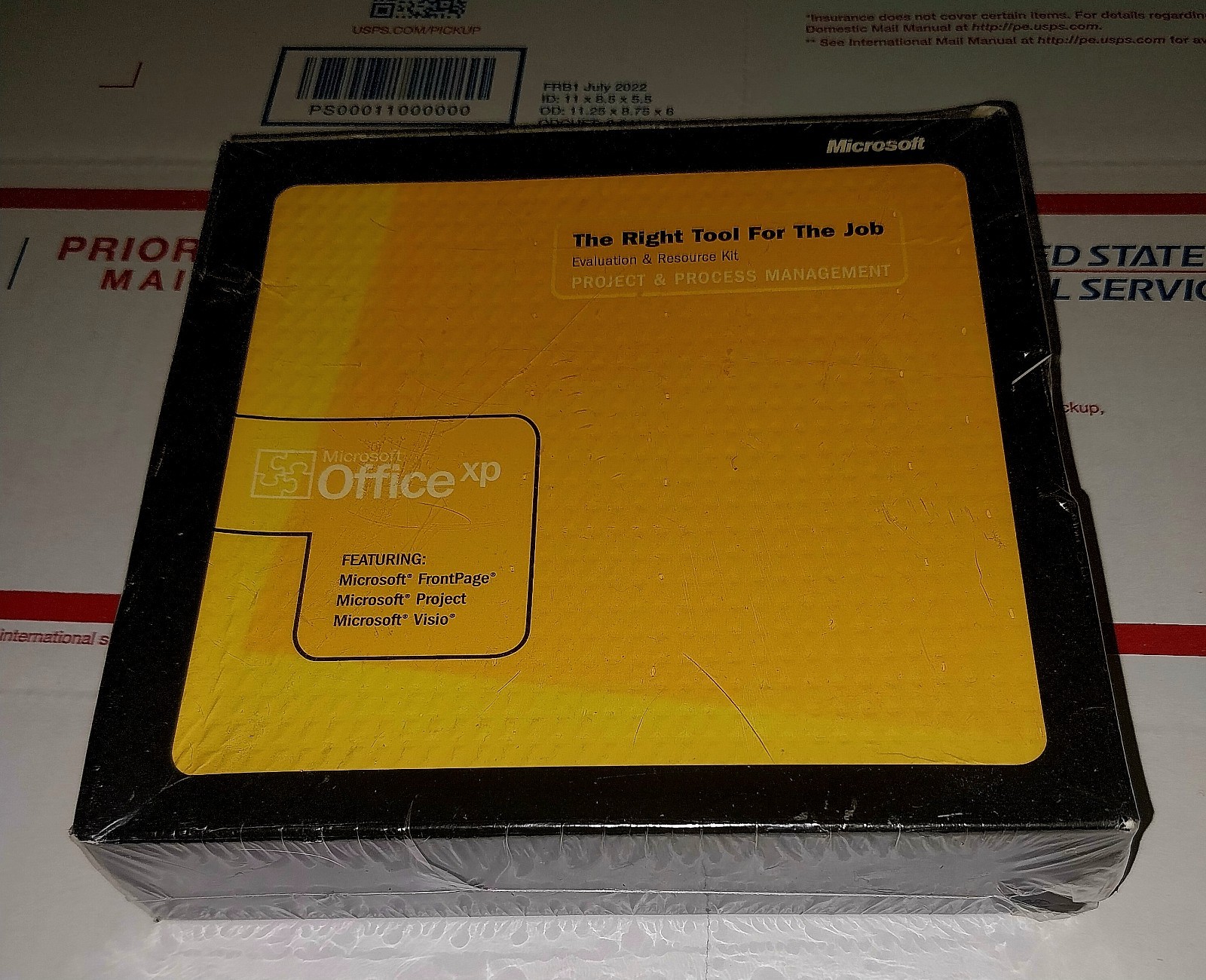 Vintage Brand New Microsoft Office XP Eval Resource Kit  Visio FrontPage Project