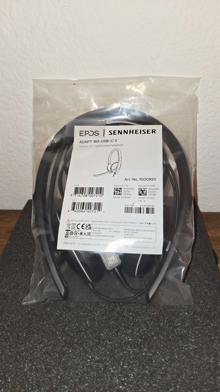 EPOS SENNHEISER ADAPT 165T USB-C II Sterio UC Optimized Headset