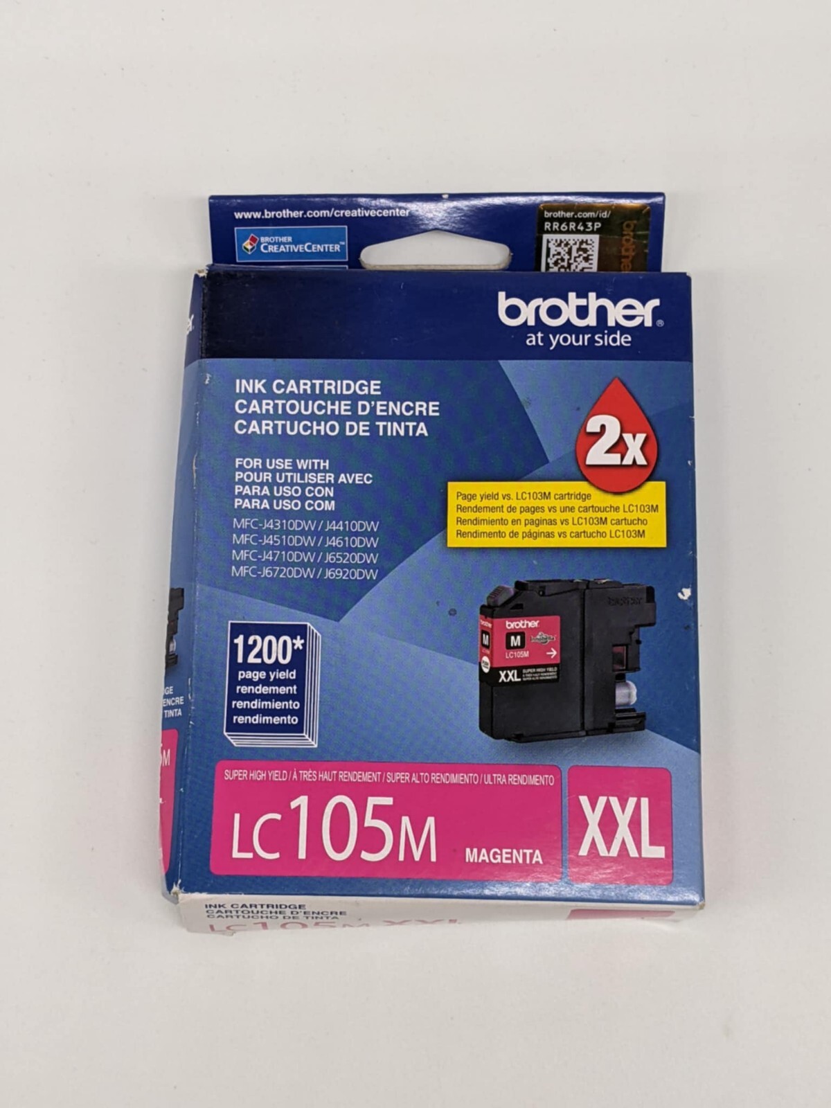 Genuine Brother LC105M XXL Ink Cartridge Magenta (LC105M) Single EXP 07/2019