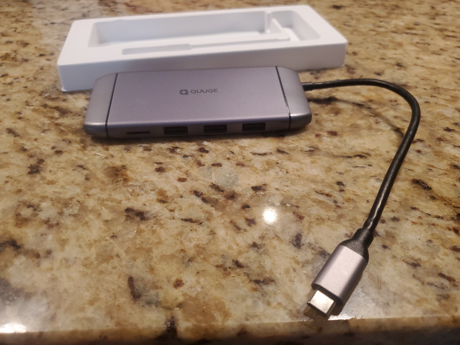 USB C Hub Multiport Adapter - QUUGE 9 in 1 Docking Station Dual Monitor with ...