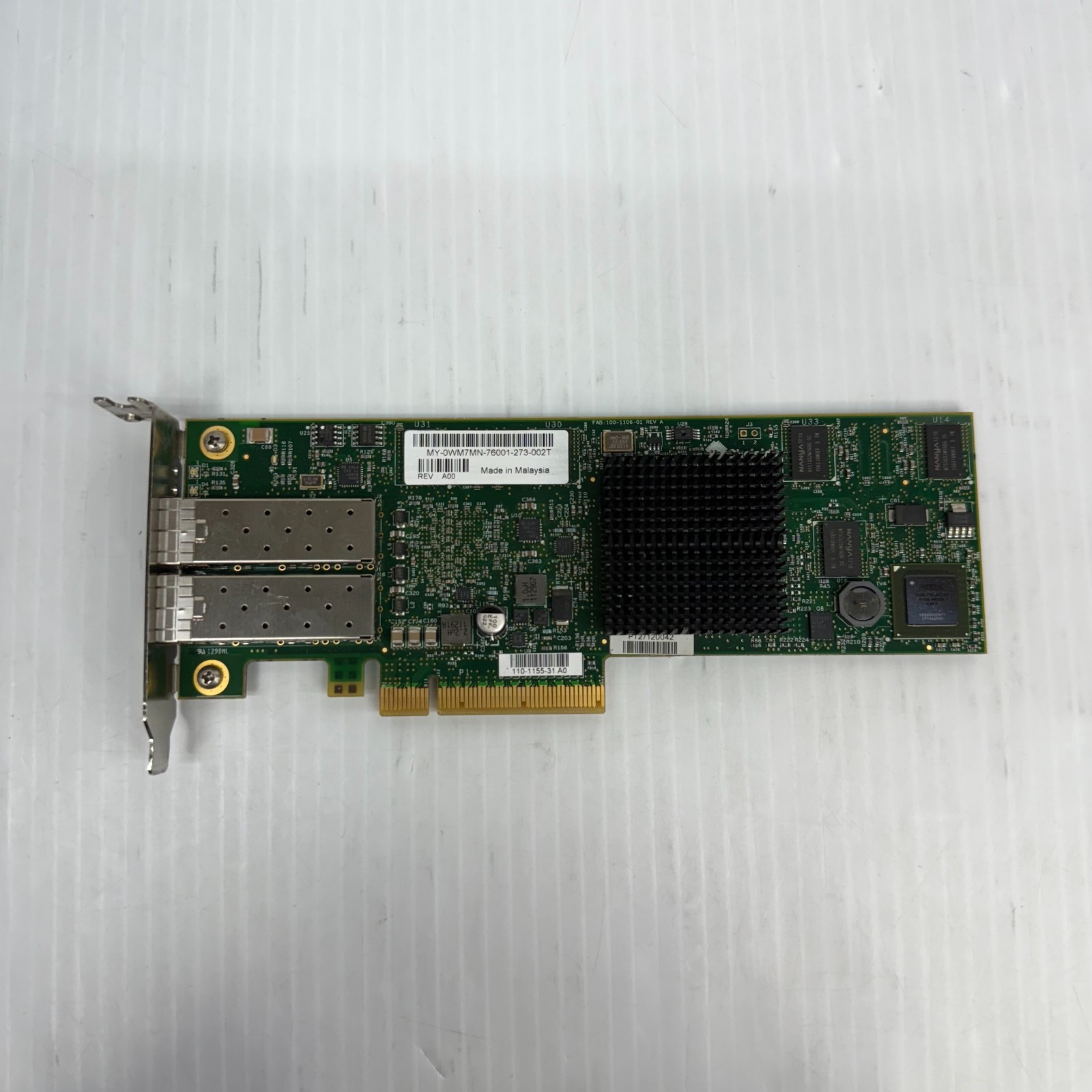 Dell 0WM7MN Low Profile Network Adapter Card – Used - Tested