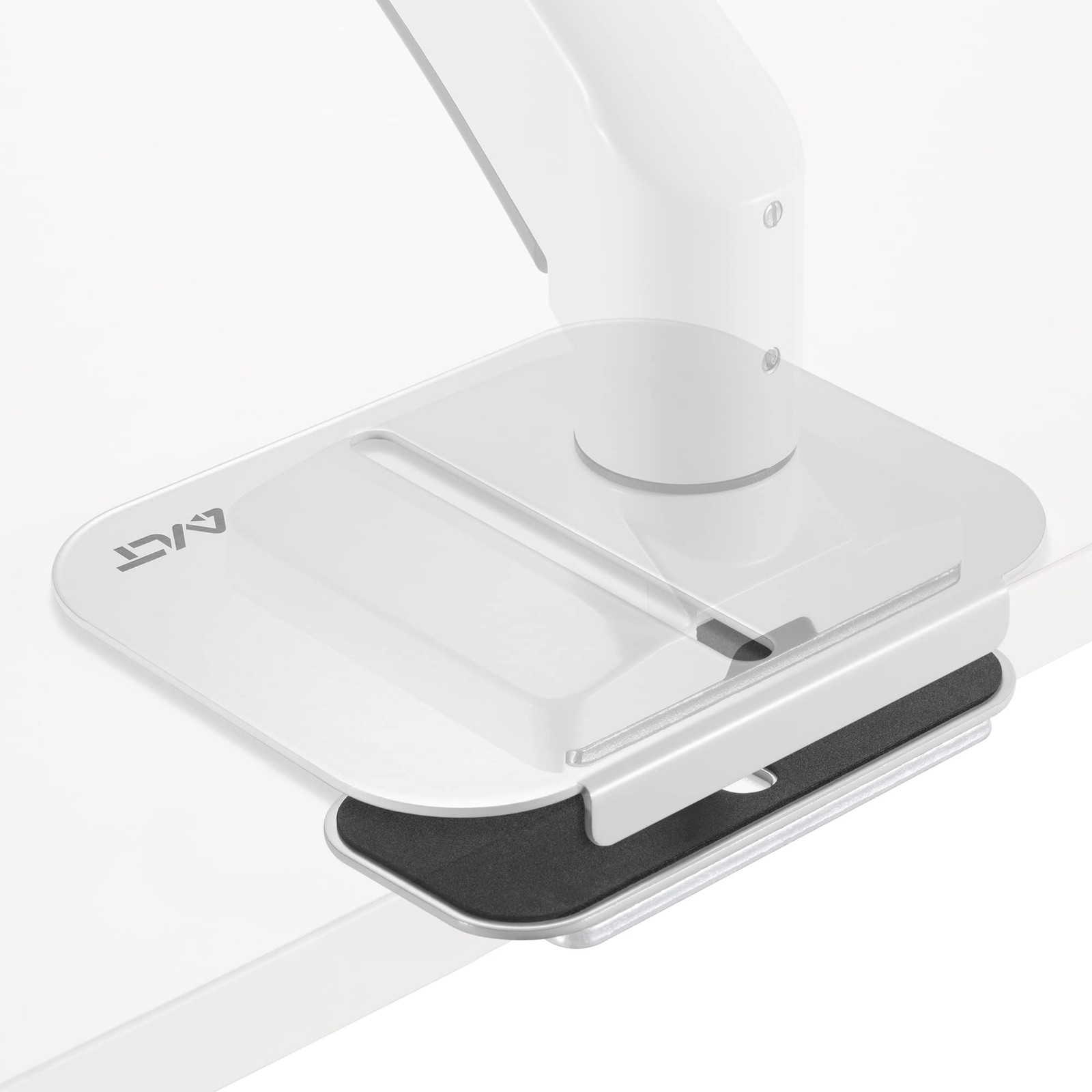 Adjustable Reinforcement Plate Bracket Mount Fragile Tabletop White C Clamp