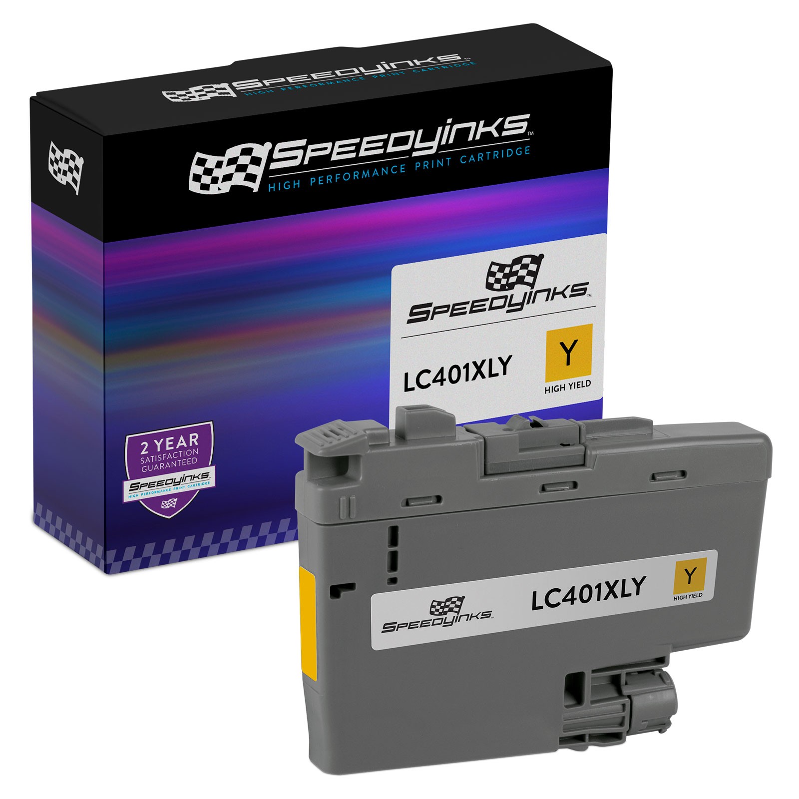 SPEEDYINKS Compatible Ink Cartridge for Brother LC401XLY Yellow High Yield Ink