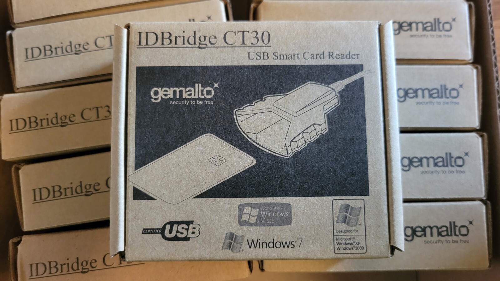 18 NEW Smart Card Readers - GEMALTO IDBridge CT30 ~ USB  LOT. Enhanced Security 