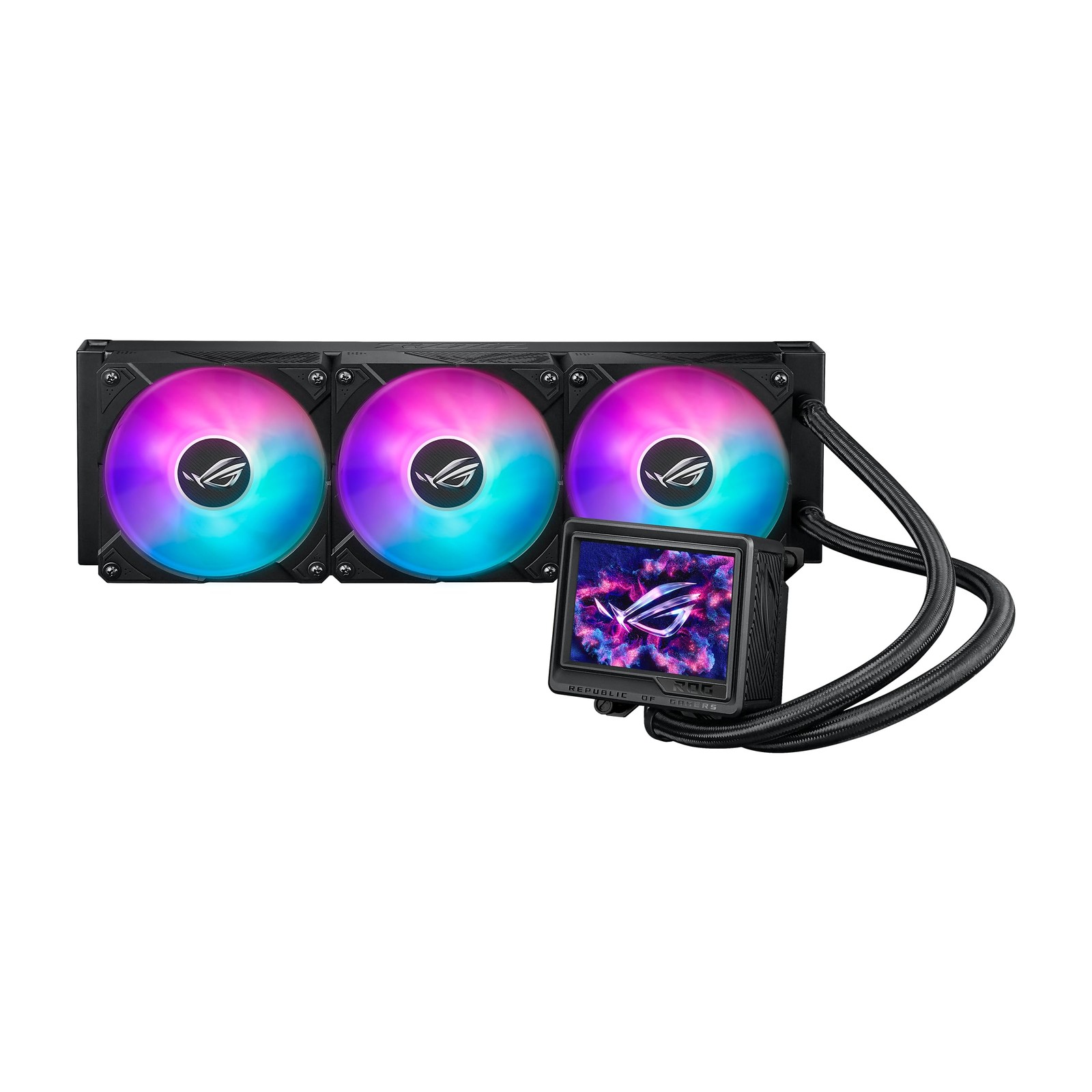 ASUS ROG Ryujin III 360 ARGB Extreme 360mm Liquid CPU Cooler 3.5" LCD Display