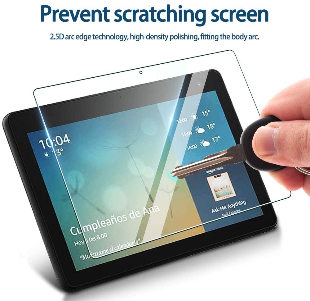 Glass Screen Protector For Echo Show 5/ Echo Show 8/ Echo Show 10/ Echo Show 11"
