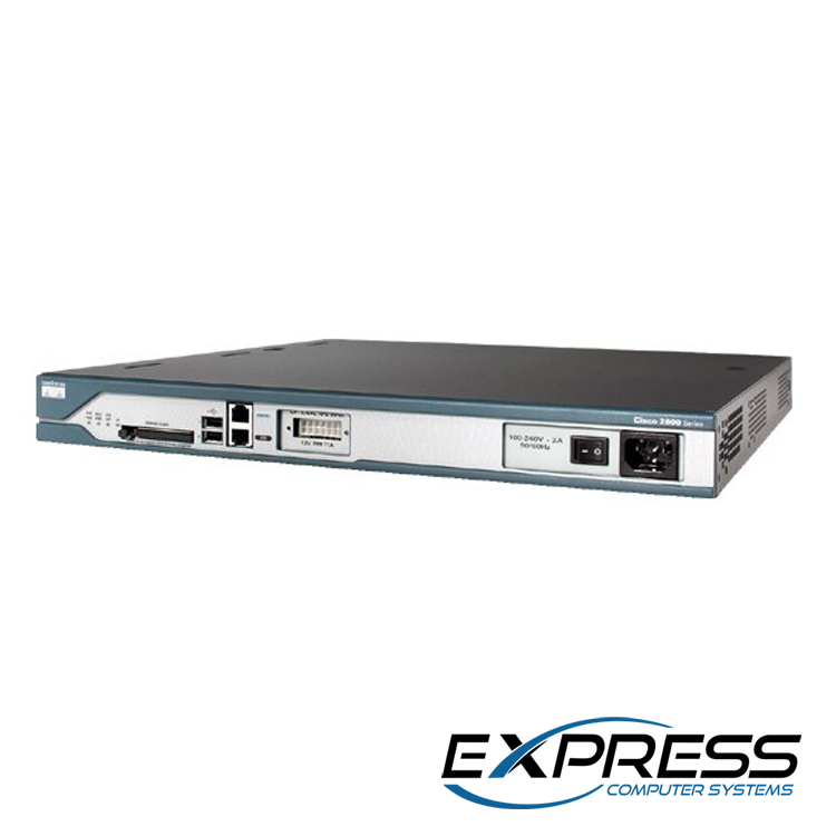 Cisco CISCO2811 + NM-HDV-1T1-24 1-port 24-channel T1 voice and fax NM