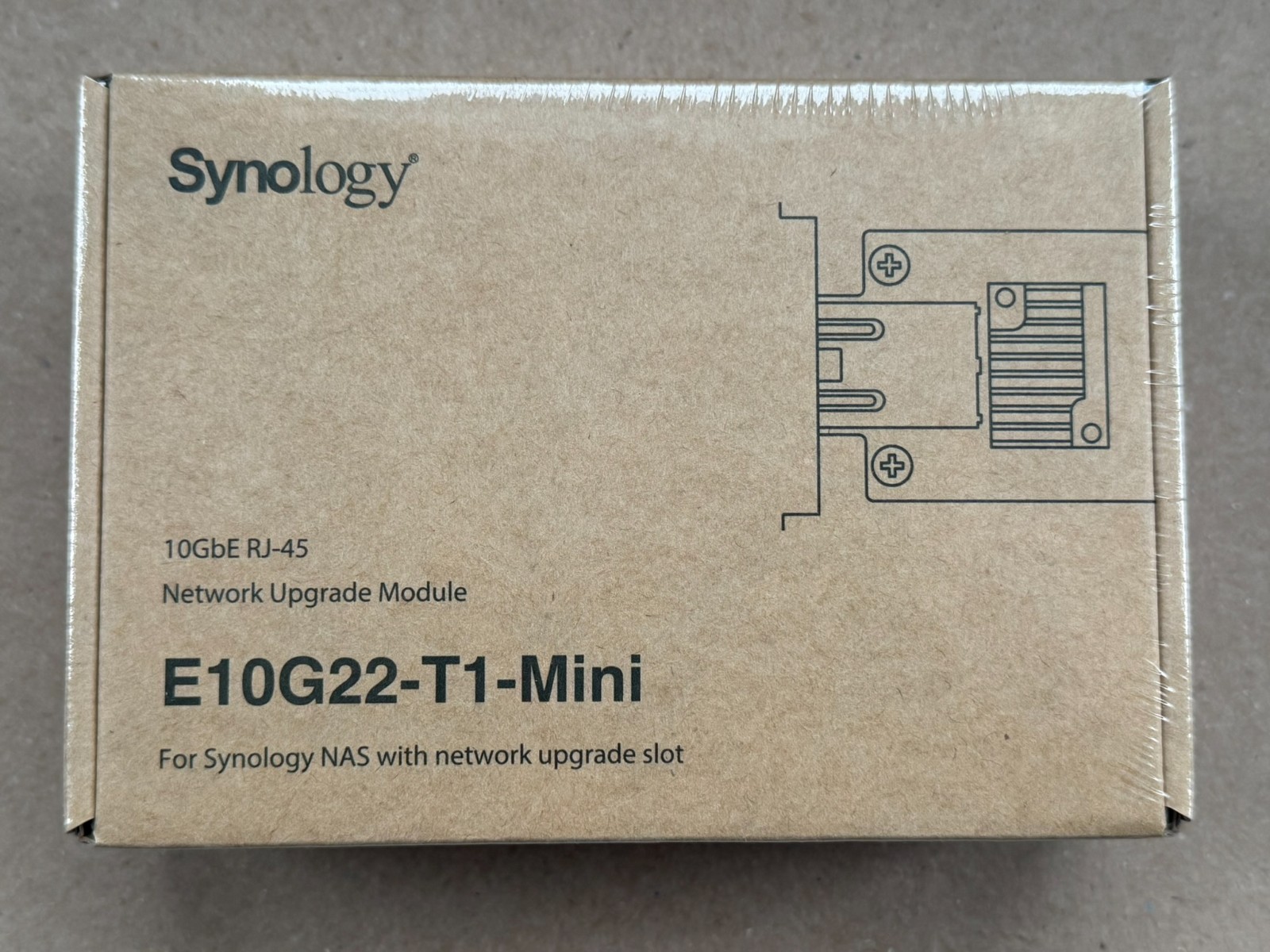Synology E10G22-T1-Mini 10Gbe RJ-45 Network Upgrade Module New In The Box