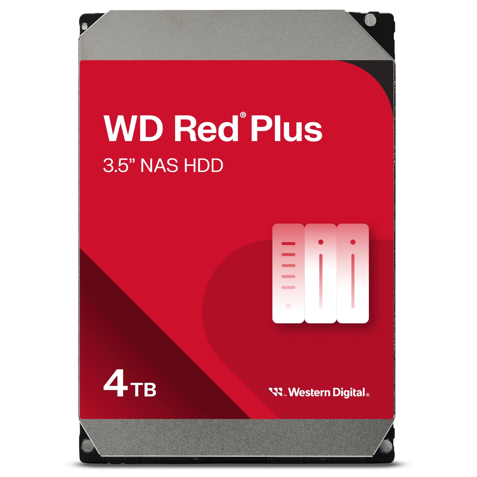 WD Red Plus 4TB NAS Hard Drive Storage for Business and Home Office Systems