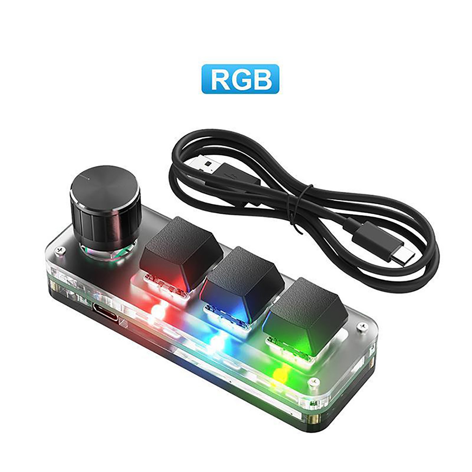 Bluetooth Mechanical Keyboard Customized One-Handed Macros Quick Copy Keyboard