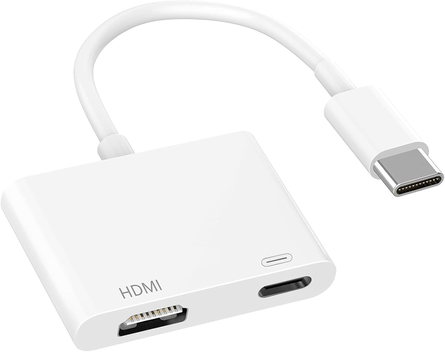 USB C to HDMI Adapter 4K@60Hz w/ 100W PD for iPhone 17/16/15