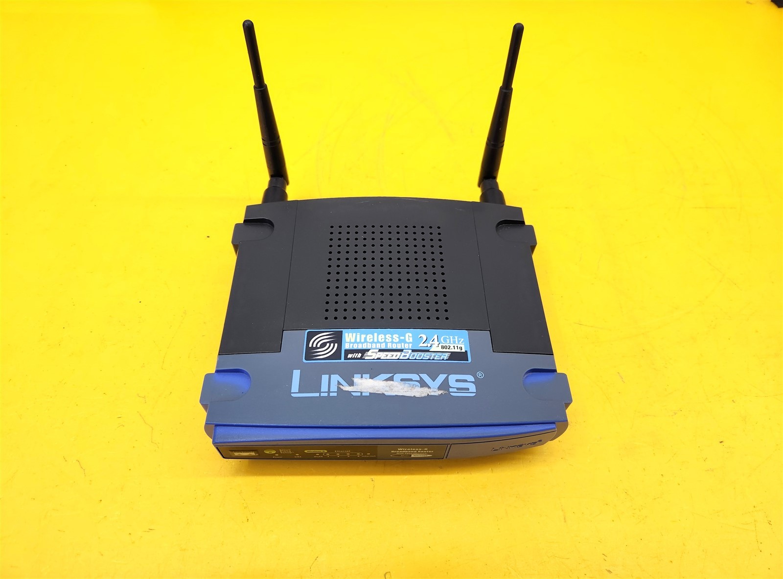⭐️⭐️⭐️⭐️⭐️ Linksys WRT54GS V7 4 Port 10/100 Wireless Router No Power Supply