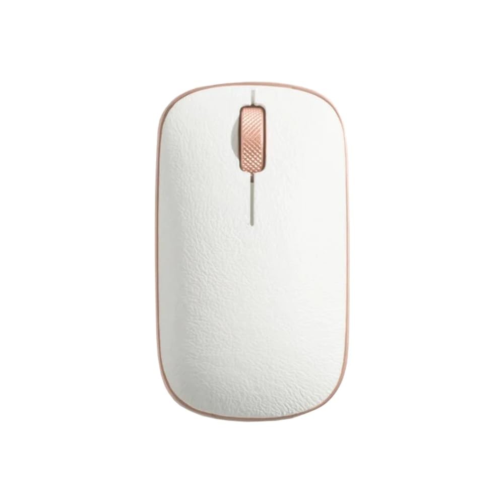 Retro Classic Bluetooth Mouse (Posh) - Wireless, Genuine Leather Topped with ...