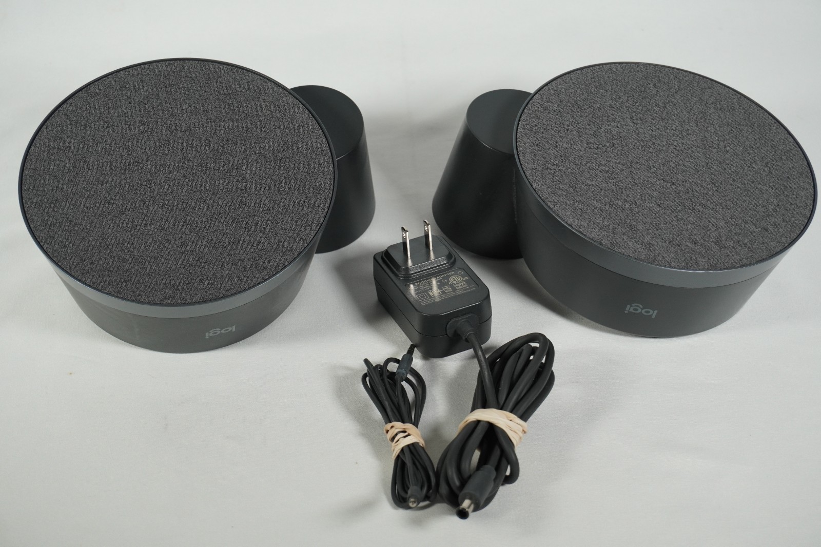 Logitech MX Sound Premium Bluetooth Desktop Speakers Tested Working 2.0 Pair