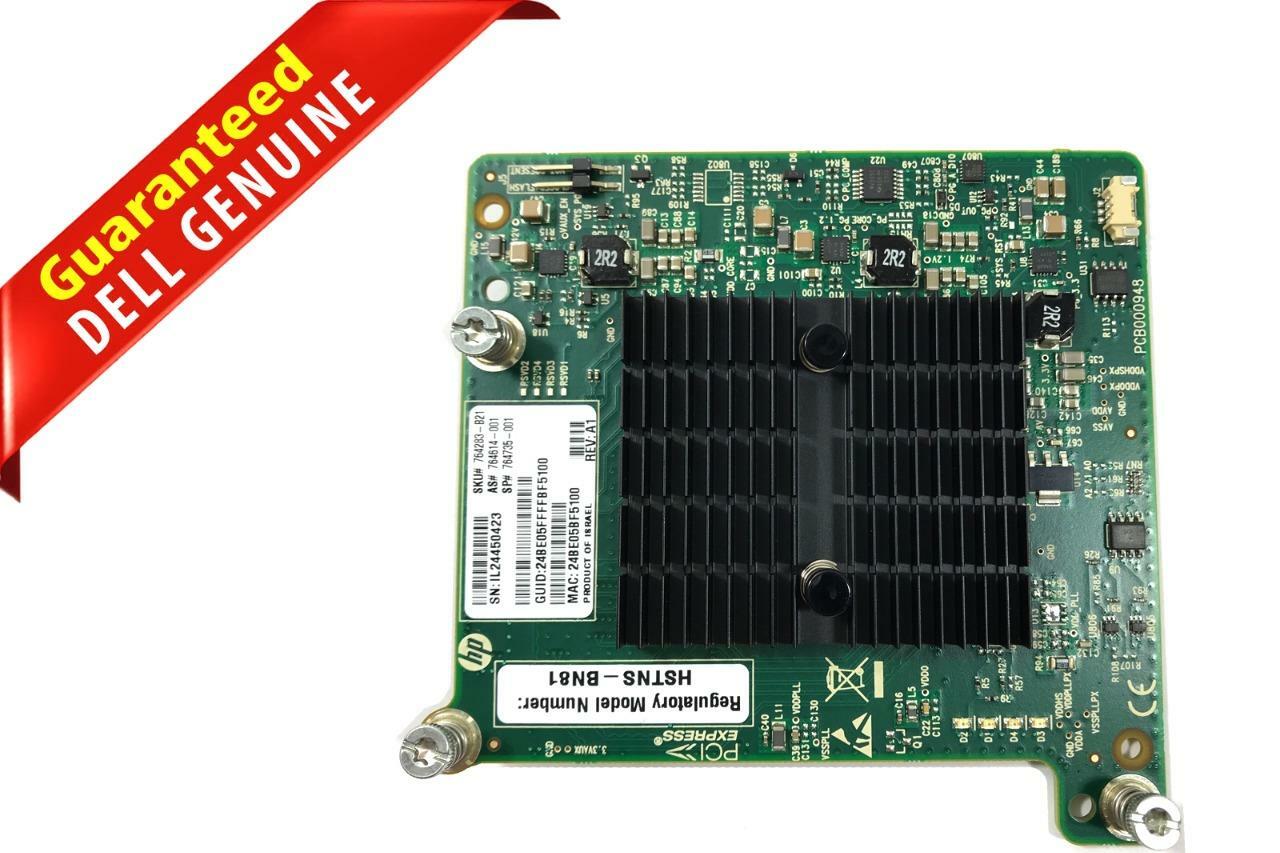 HP INFINIBAND FDR 10GB/40GB 2-PORT 544+M ETHERNET ADAPTER 764735-001 764283-B21