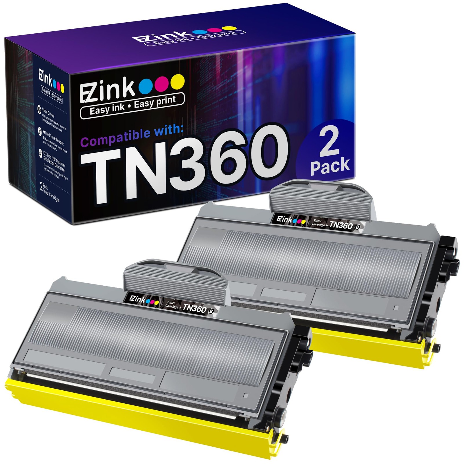 E-Z Ink Compatible Toner Cartridge Replacement Brother TN330 TN360 TN-330
