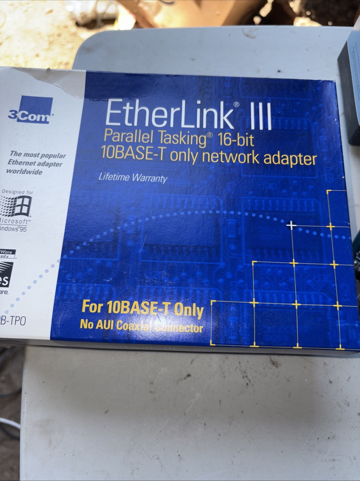 EtherLink III Parallel Tasking 16-Bit ISA 10BASE-T Network Adapter 3C509B TPO
