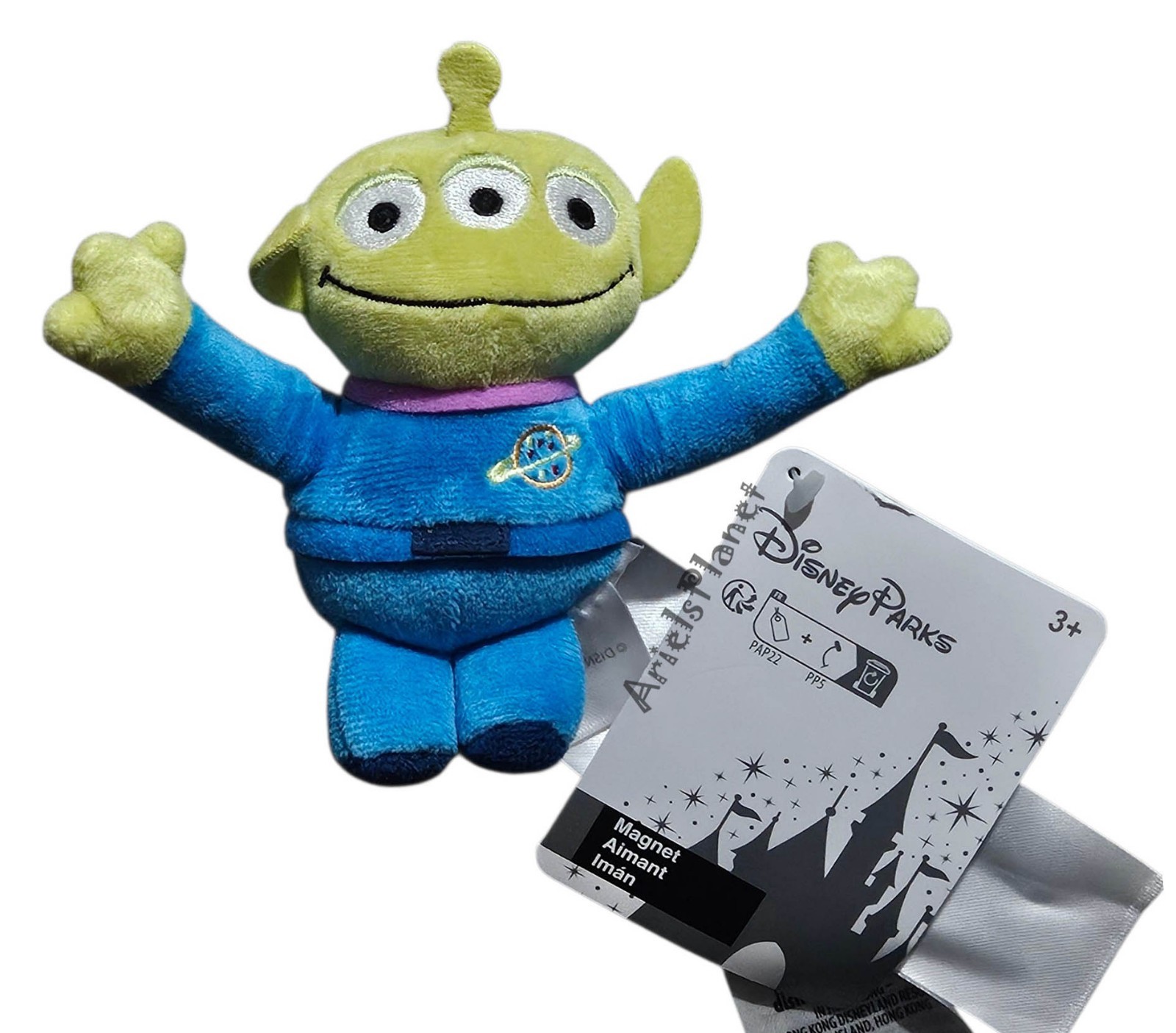 Disney Parks Pixar Toy Story Green Alien Magnet Plush Toy