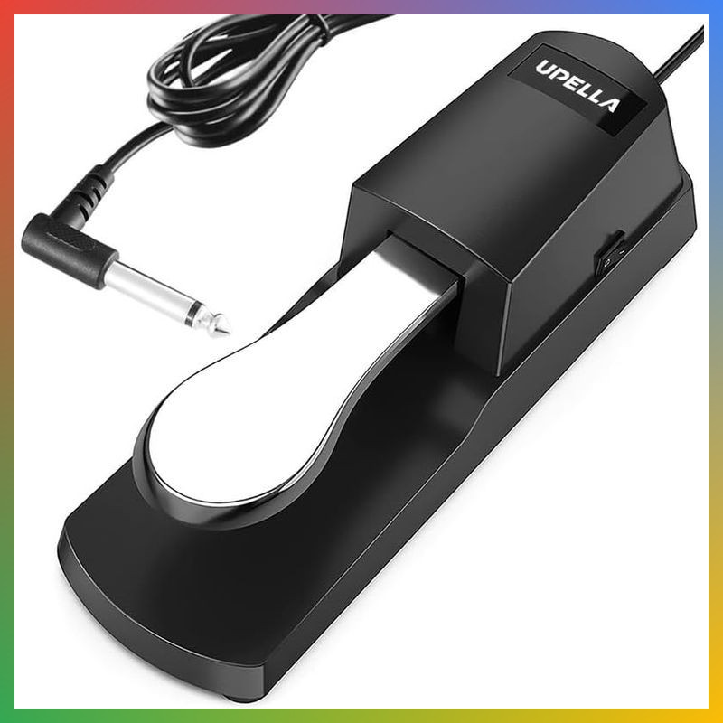 Sustain Pedal Universal Keyboard Digital Piano Controller MIDI Polarity Switch 1