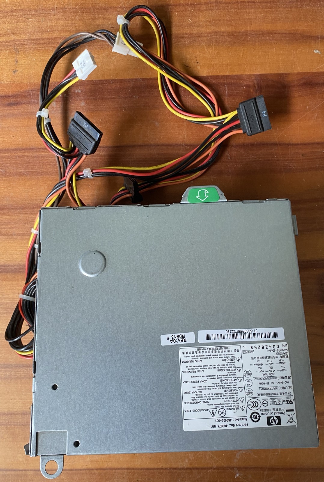HP OEM SFF 240W Power Supply Model: PS-6241-5 P/N: 460974-001, 462435-001