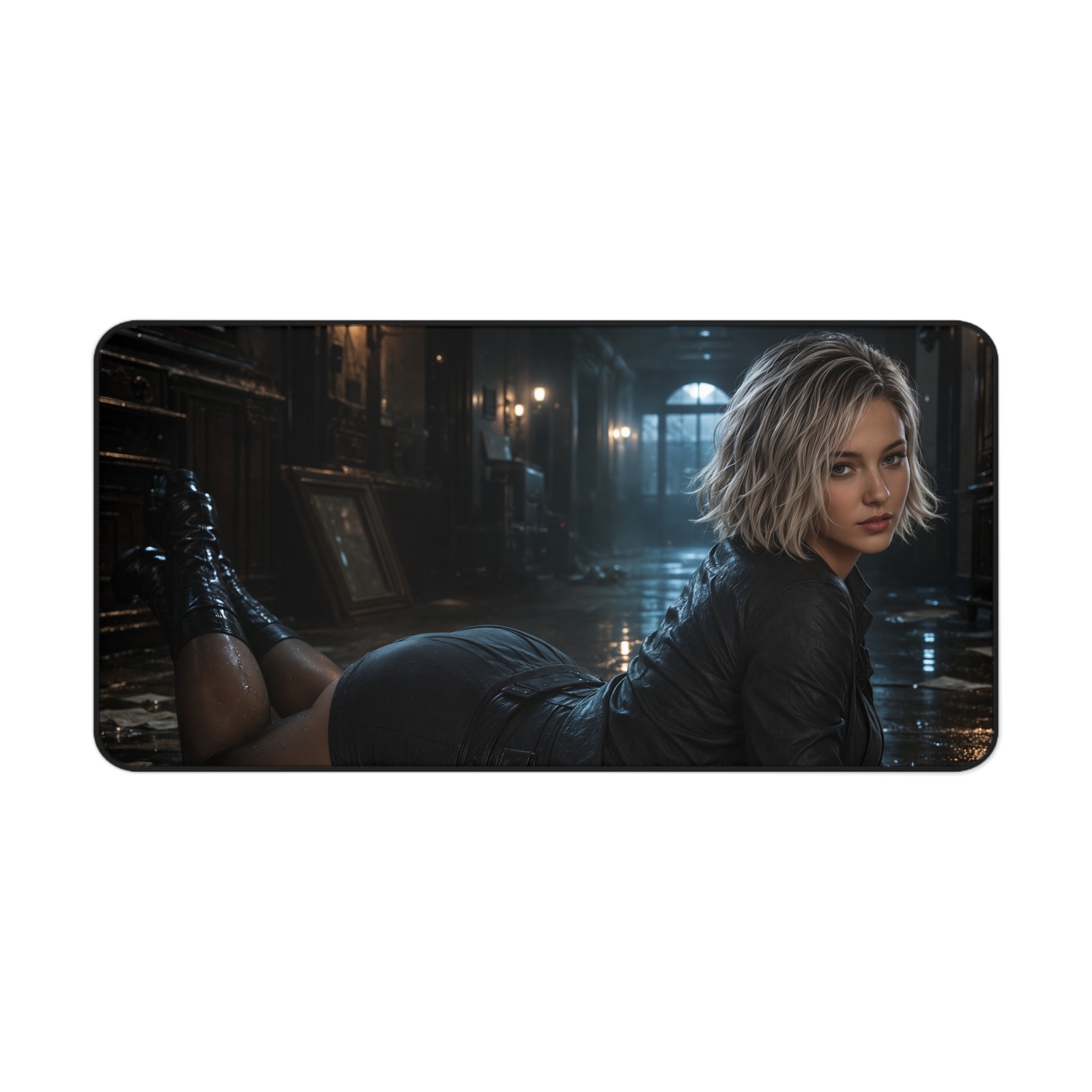 Survival Horror Mouse Pad Featuring Grace Ashcroft, PC Desk Mat