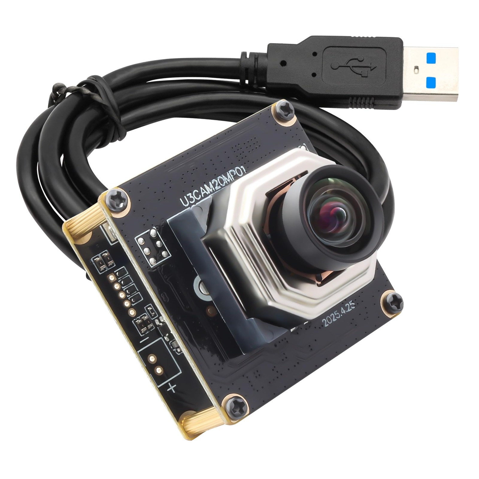 QILOVE 20MP Autofocus USB3.0 Camera Module, Mini UVC Webcam for Computer