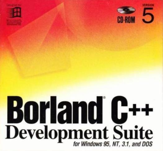 Borland C++ 5.0 Development Suite PC CD develop applications rapid compile tools