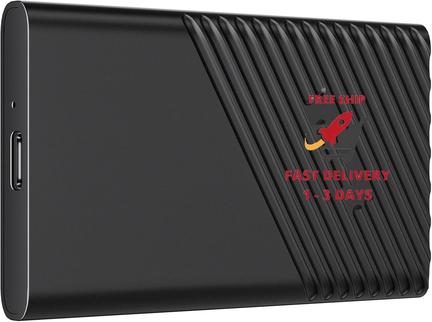 SSD externo portátil de 1 TB, hasta 2000 MB/s, disco duro externo de estado