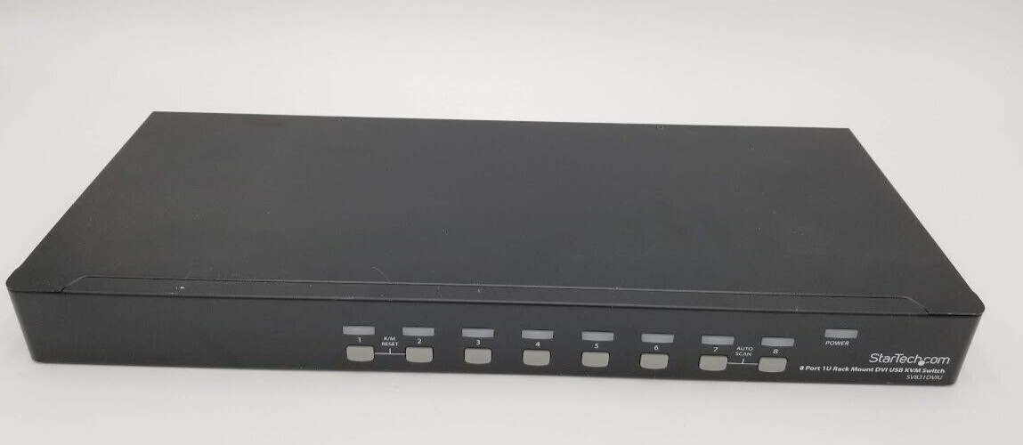 StarTech SV831DVIU 1U 8 Port Rackmount Switch