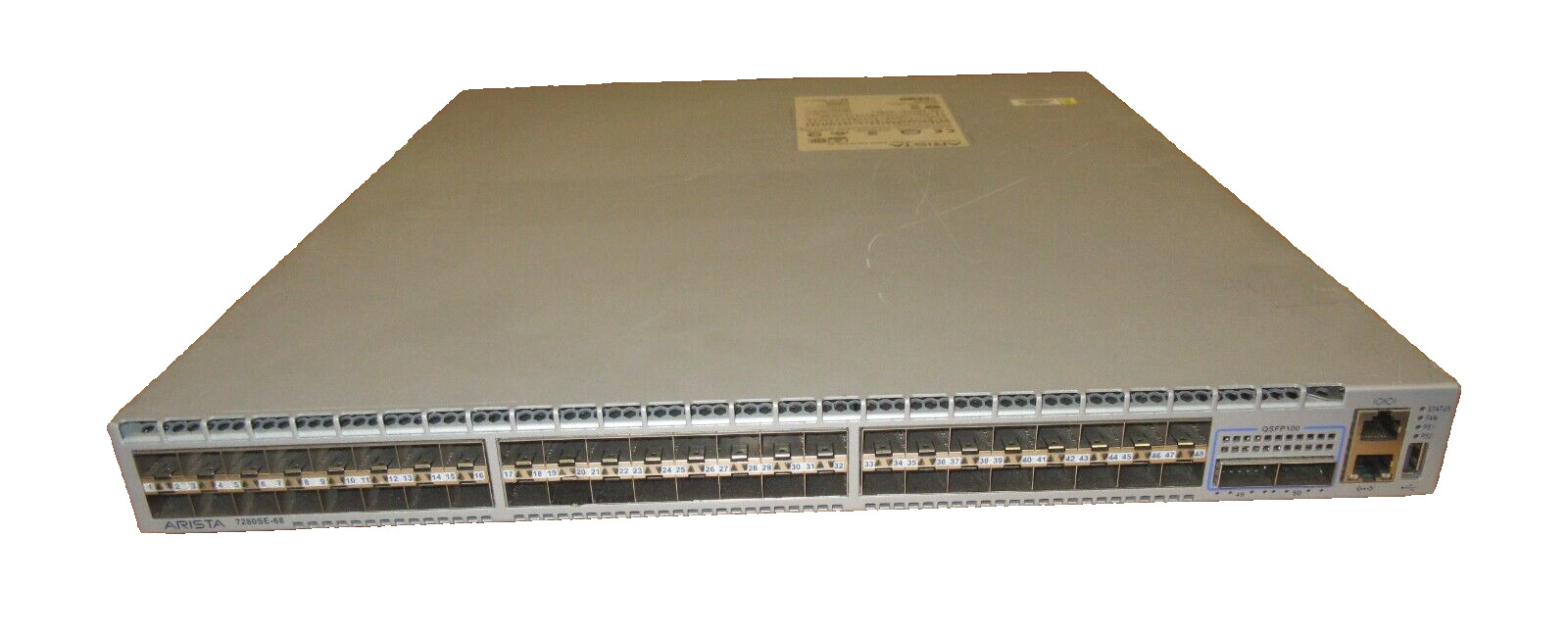 Arista DCS-7280SE-68-F 48x10GbE SFP+ 2x100GbE QSFP Switch