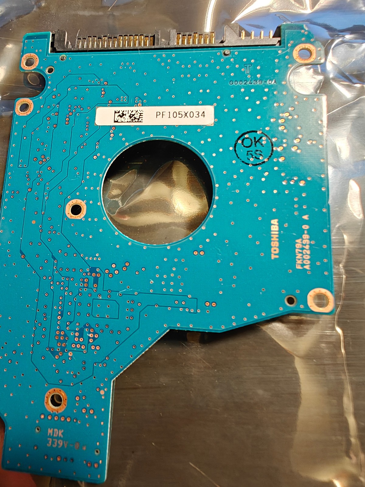 TOSHIBA G002439-0A PCB BOARD ONLY TESTED