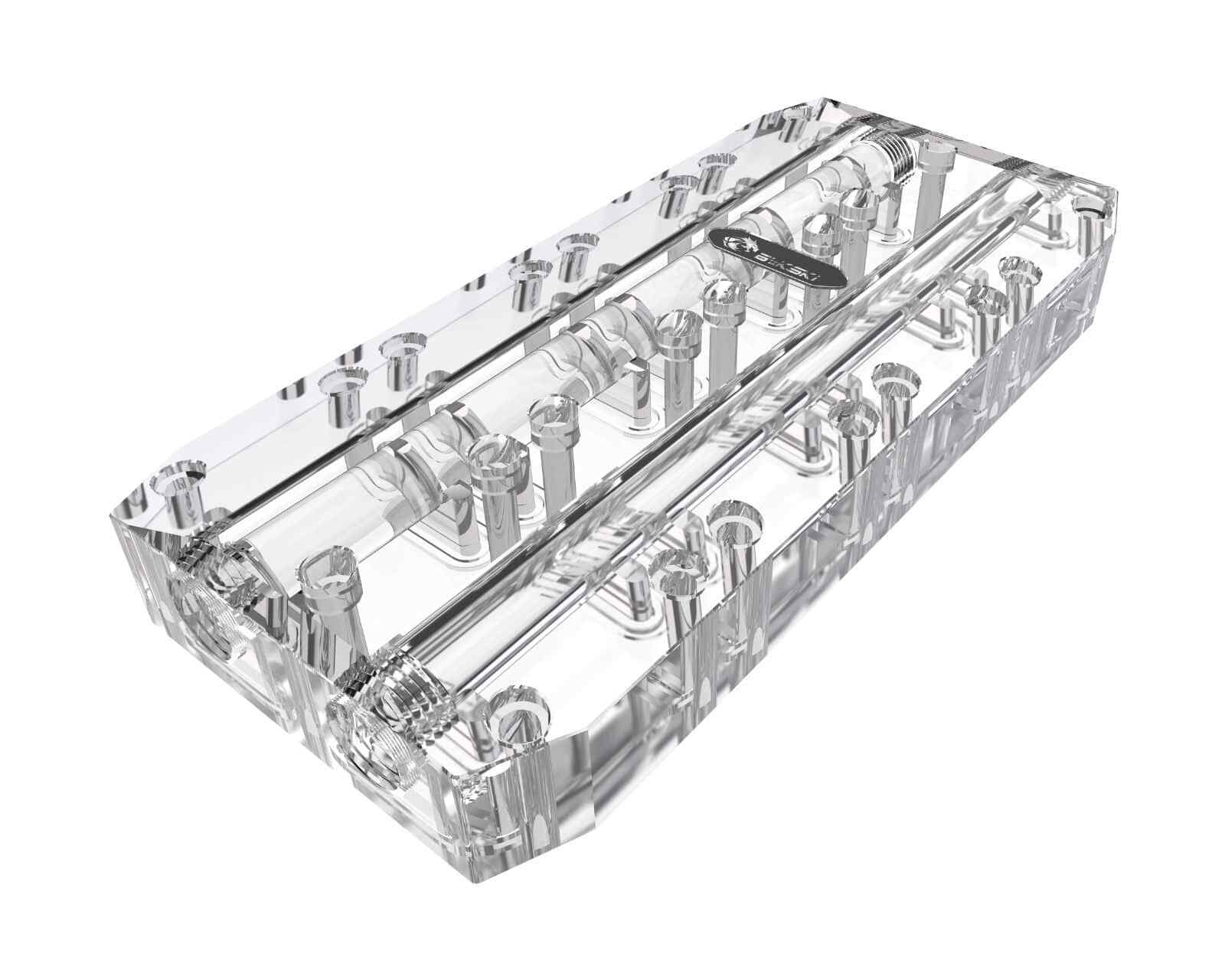 Bykski Quad GPU 40mm SLI/CF Connection Bridge Block for TC Blocks - (B-L4-4WA...