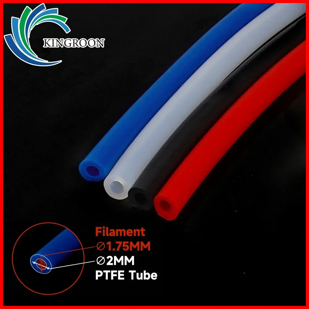 2x4mm PTFE Tube Pipe For 3D Printer Bowden Extruder J-head 1.75mm Filament