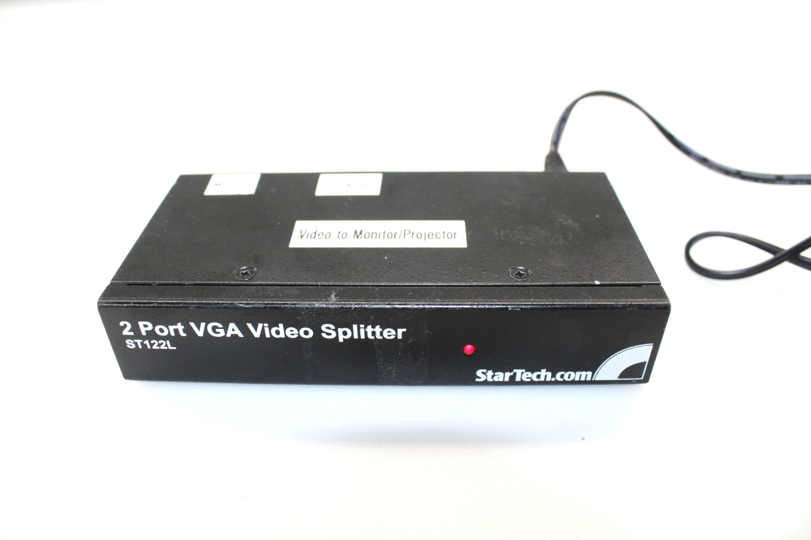StarTech 2-Port VGA Video Splitter ST122L with Duplicate Power Supply