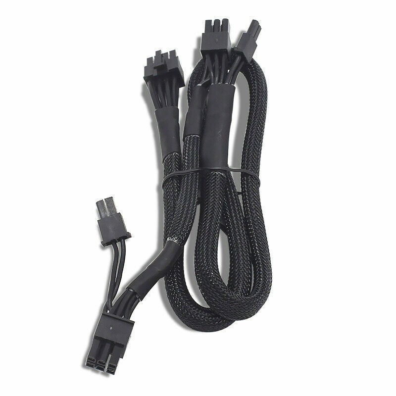 for Corsair CX 550m /CX 500m Dual 8(6+2) Pin PCIe Modular Power Supply Cable
