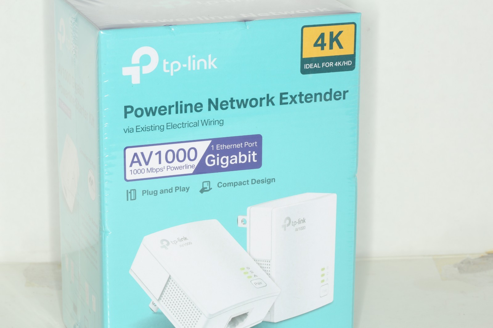 TP-Link TL-PA7017 KIT AV1000 Gigabit Powerline Ethernet Adapter New in Box