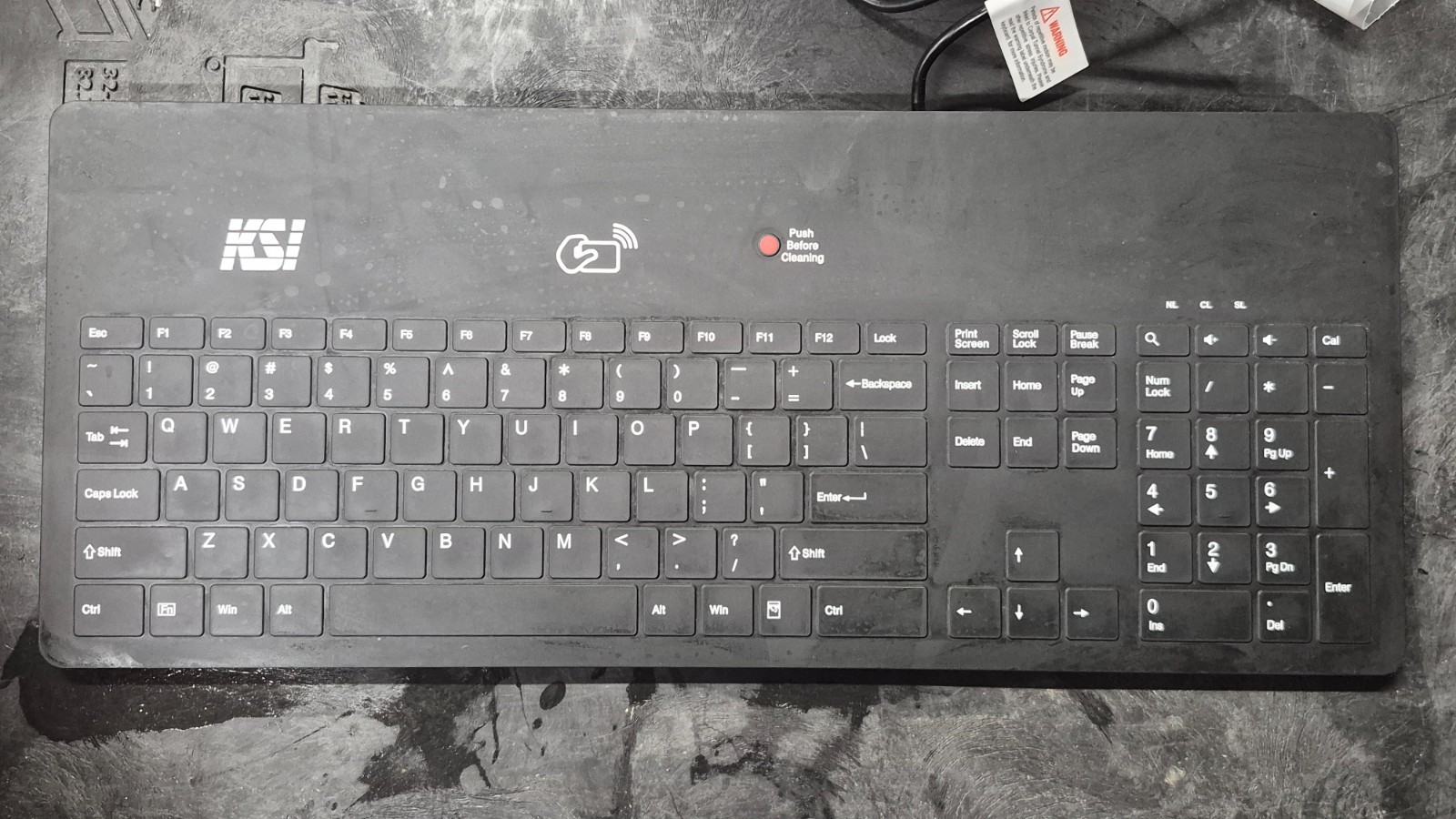 KSI Medical Grade USB Computer Keyboard KSI-200 SX HB-21 - Liquid Resistant