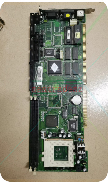 Used 1PCS Axiomtek SBC8156 Rev.A2 with fan 586 long board without CPU memory