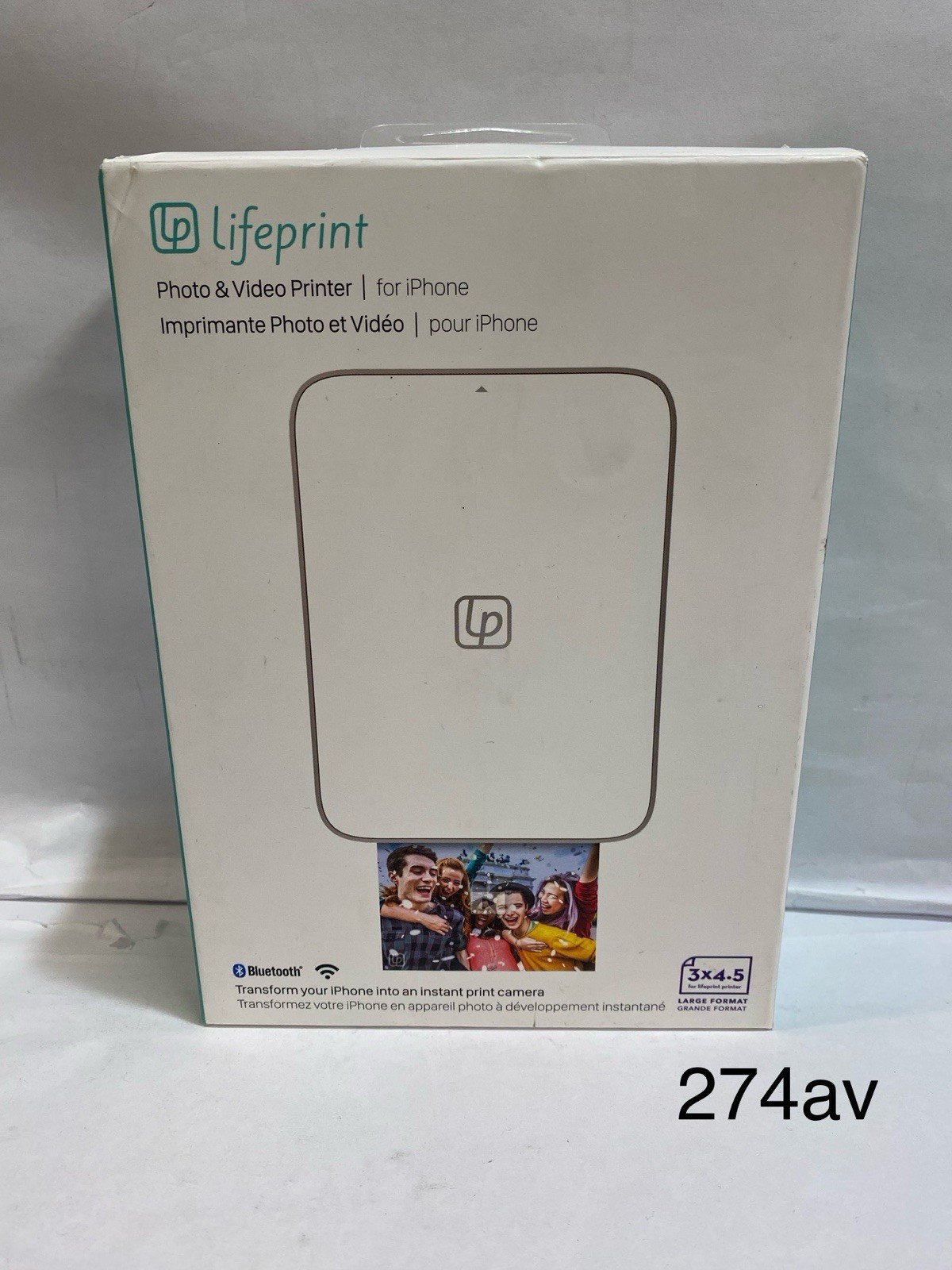 Lifeprint WHT LP001-1 Photo & Video Printer For iPhone