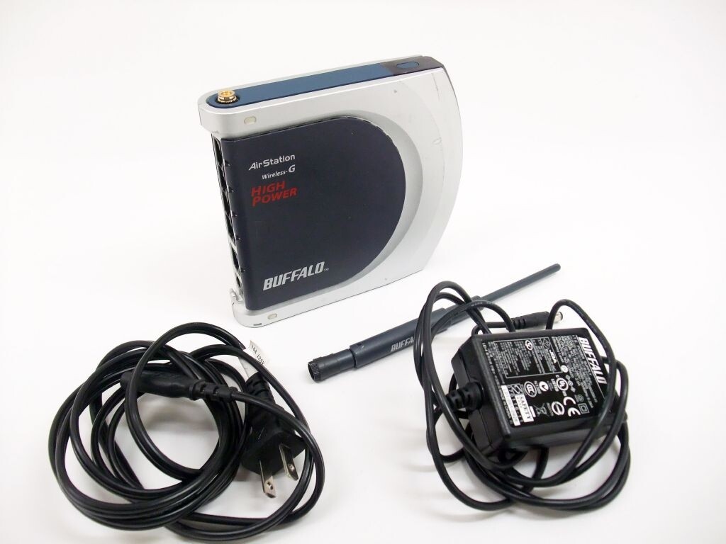 Buffalo Technology Wireless-G High Power Router Access Point WHR-HP-G54