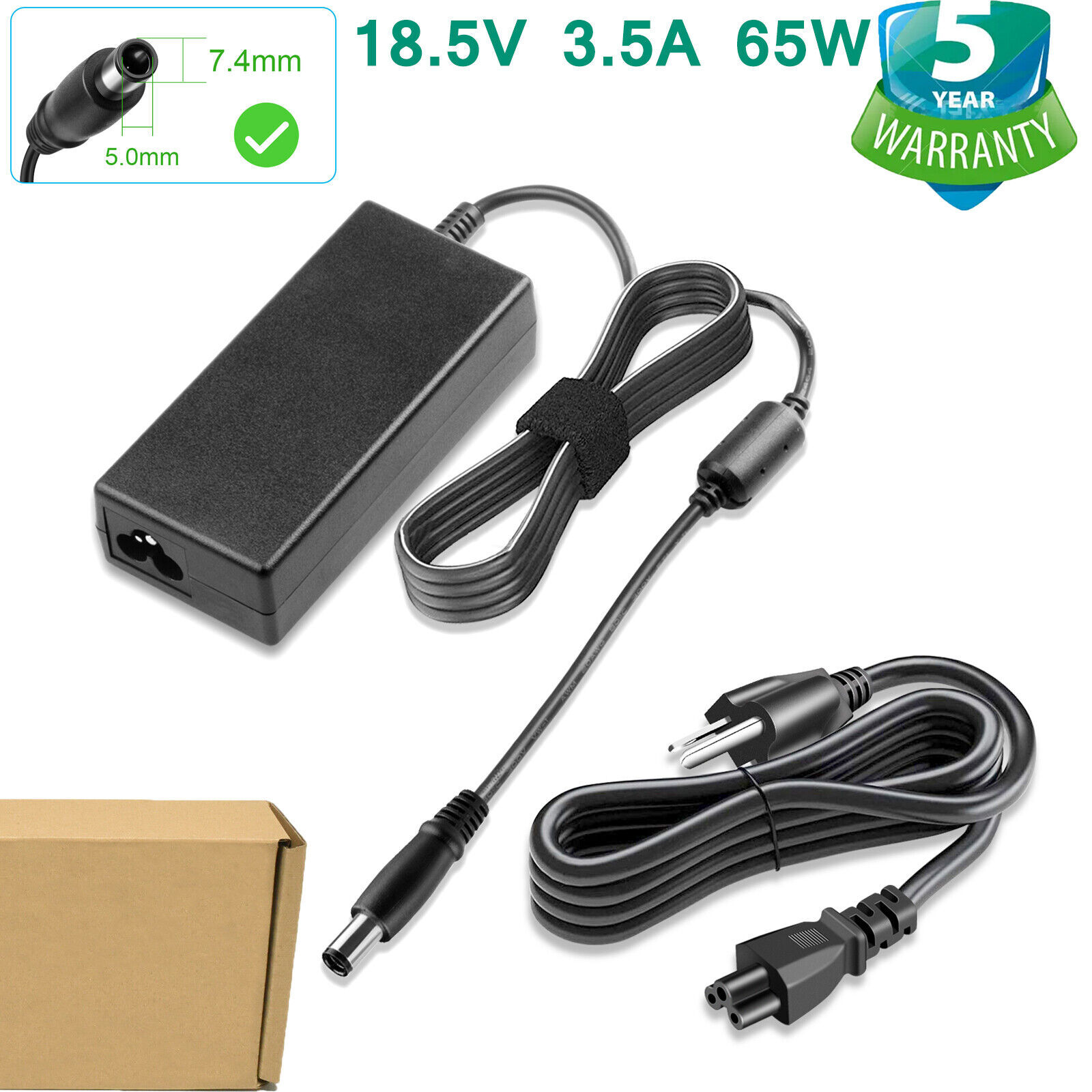 65W 18.5V 3.5A For HP 2000 Series Laptop AC Adapter Charger Power Supply Cord 