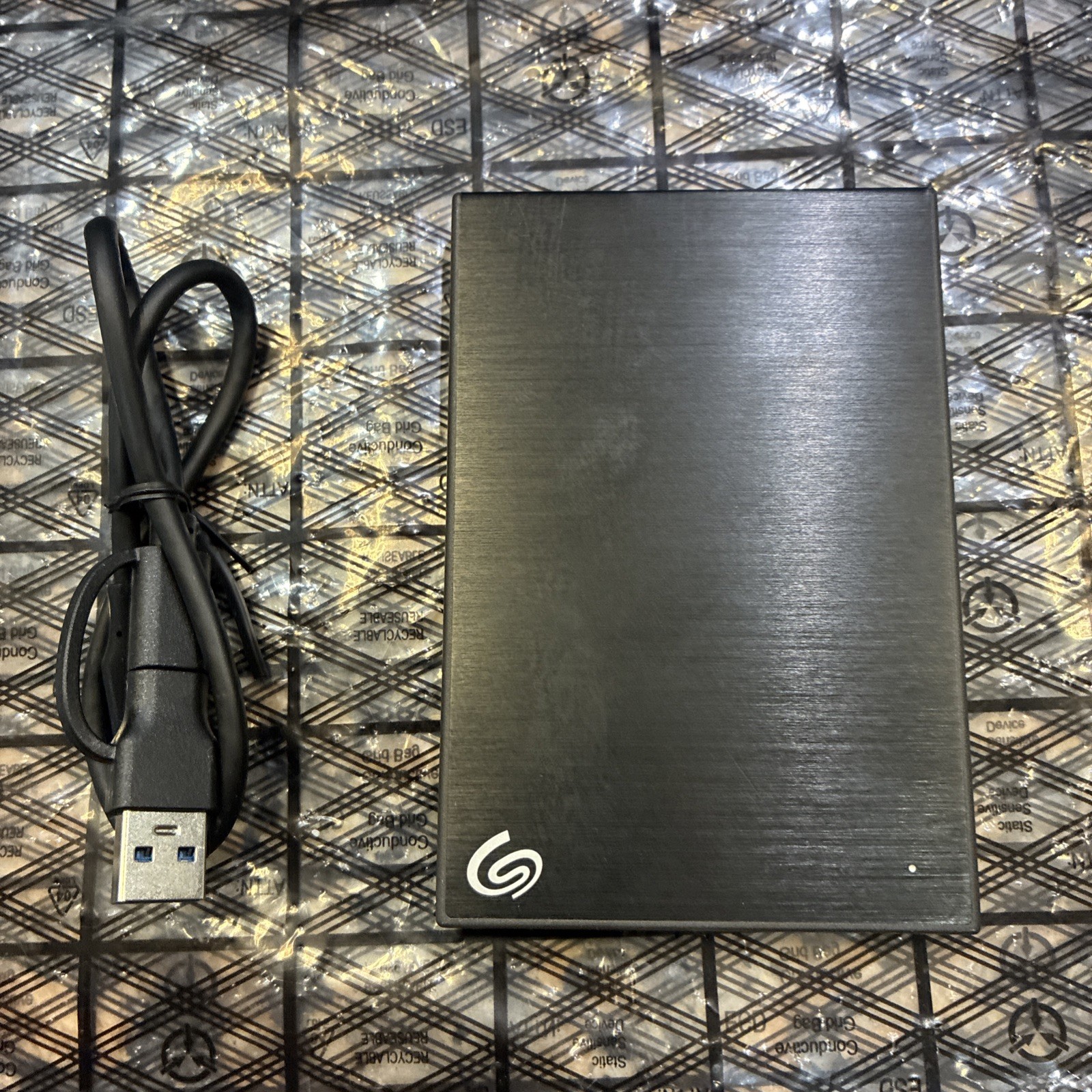 Seagate One Touch Backup Plus Slim 2TB External Hard Drive SRD0VN2 GOOD HEALTH