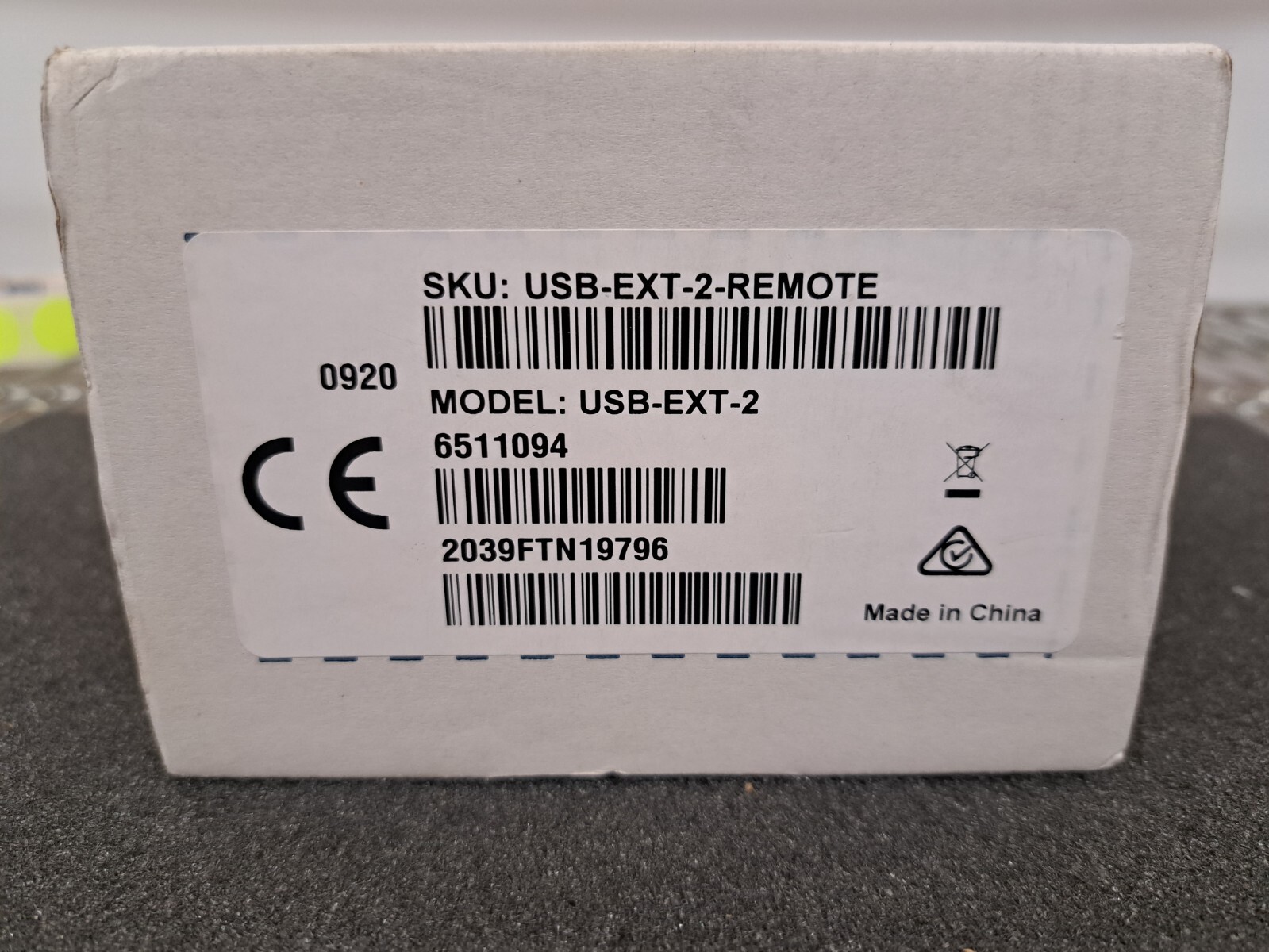 New, Crestron, USB-EXT-2-REMOTE, USB over Category Cable Extender, Remote