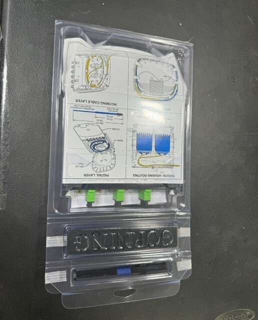 CCH-CS06-D9-P00RE Corning SCAPC 6 Fiber CCH Fiber Optic Splicing Cassette