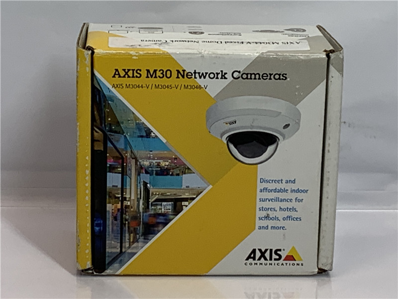 Axis M3044-V Fixed Dome Network Camera Indoor Surveillance Open Box