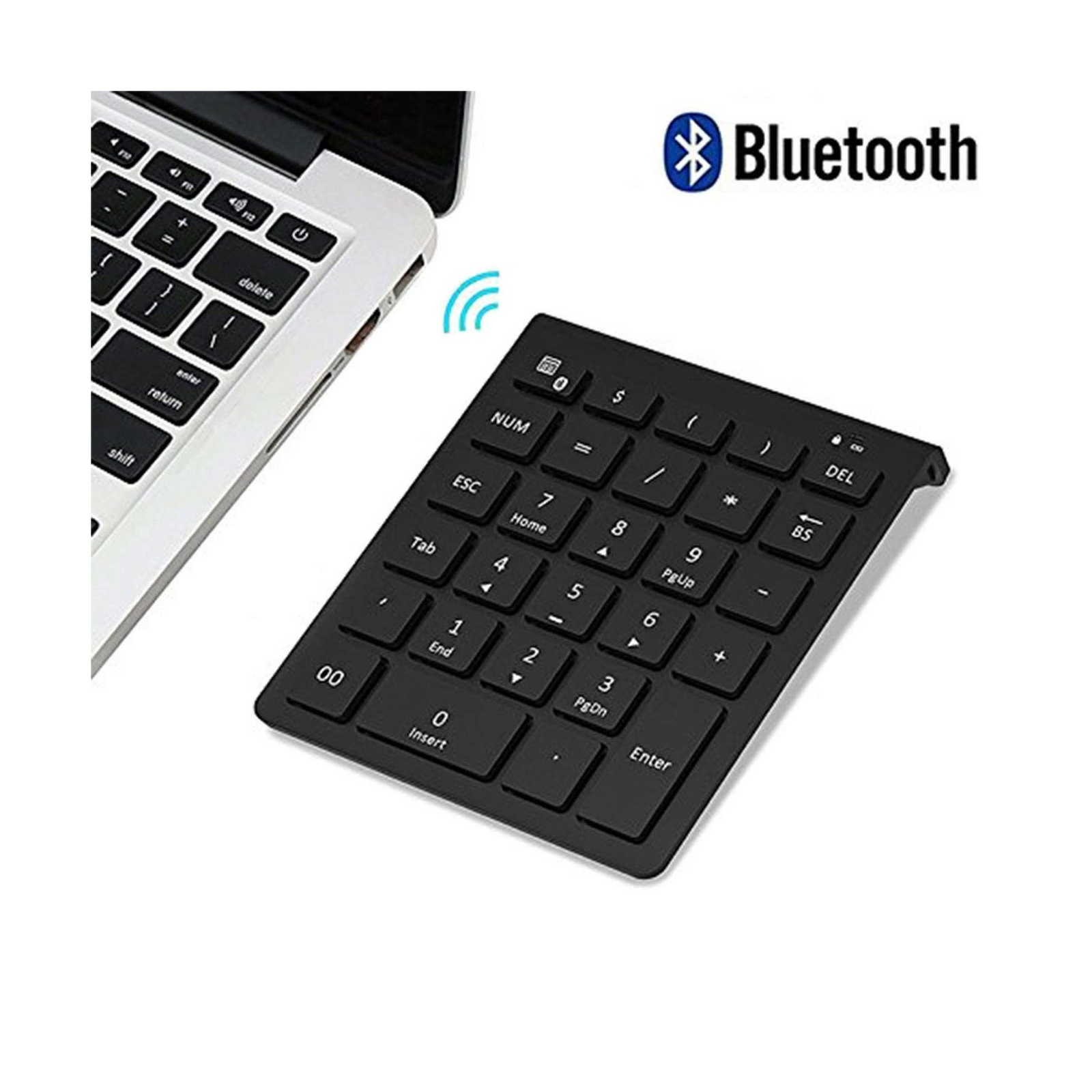 Bluetooth Number Pad, Lekvey Portable Wireless Bluetooth 28-Key Numeric Keypa...