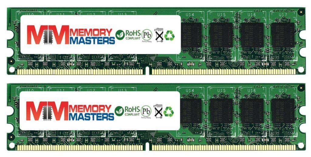 4GB (2x2GB) RAM Memory Compatible with IBM System x3200 M2 4367, 4368-xxx