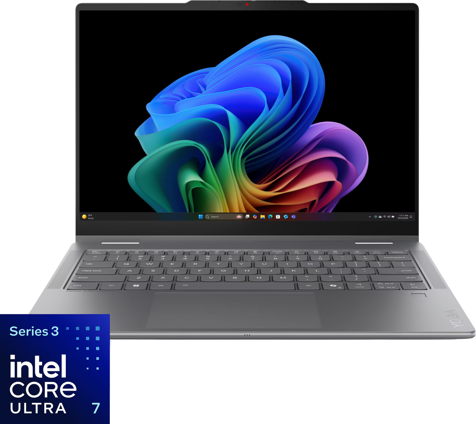 Lenovo - Yoga 7i 2-in-1 14" 2K OLED Touchscreen Laptop - Core Ultra 7 Process...
